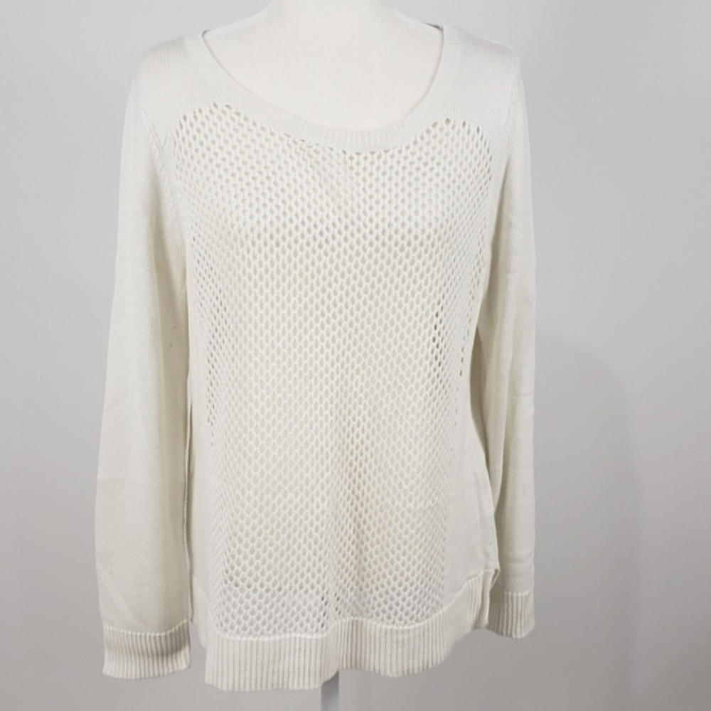 ⭐Apt 9 Open Knit Ivory Sweater